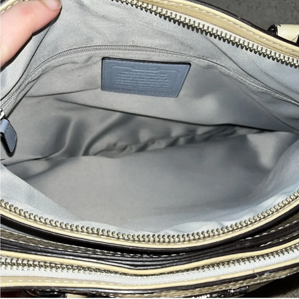 Coach Madison Floral Tote Carryall Purse - Picture 5 of 9